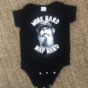Duck Dynasty onesie